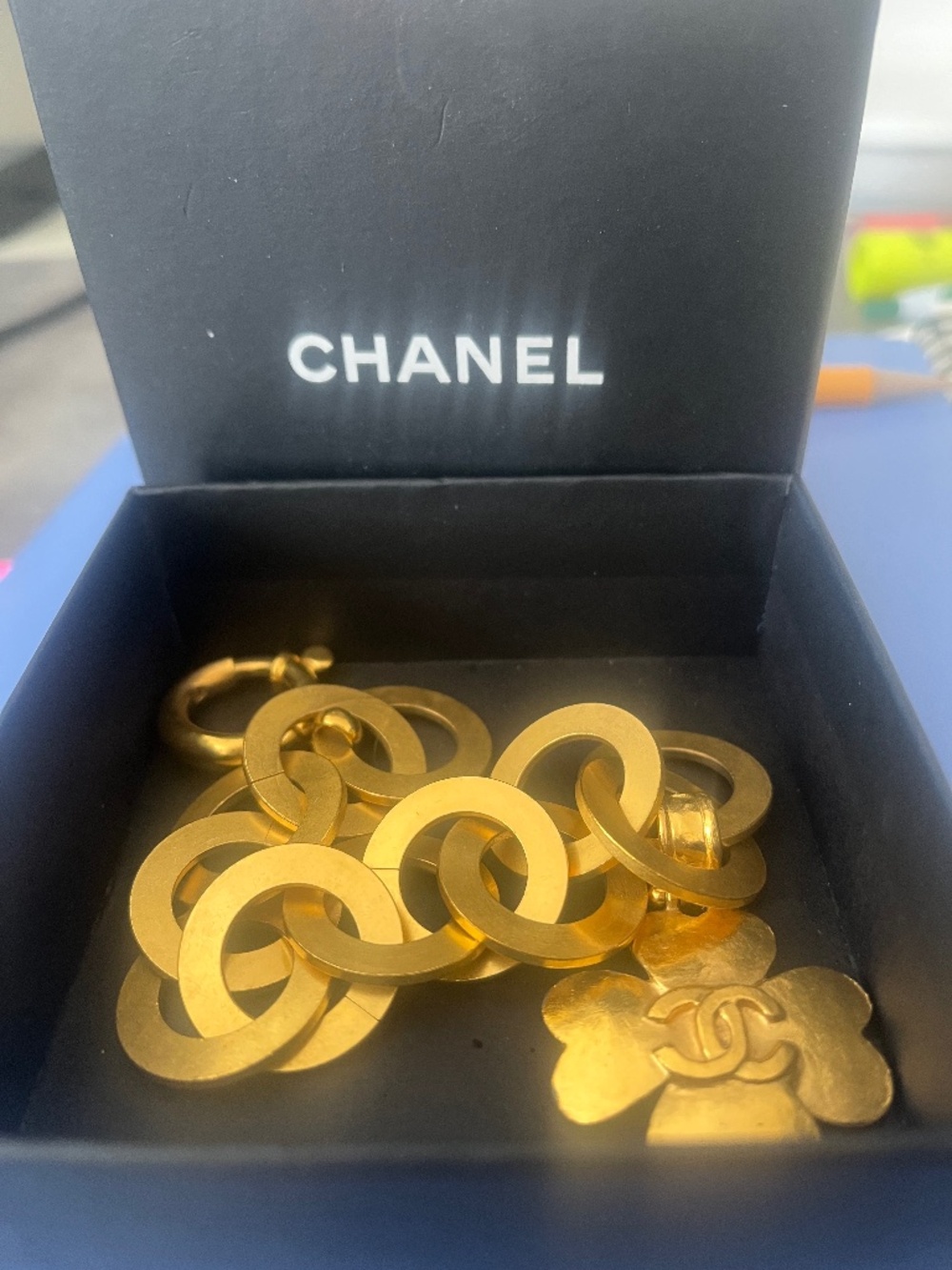 Vintage Chanel Clover Bracelet